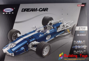 XINGBAO F1 Racing Car Blue Sonic 14